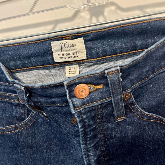 J.Crew 9in high-rise toothpick Jean - Picture 3 of 4